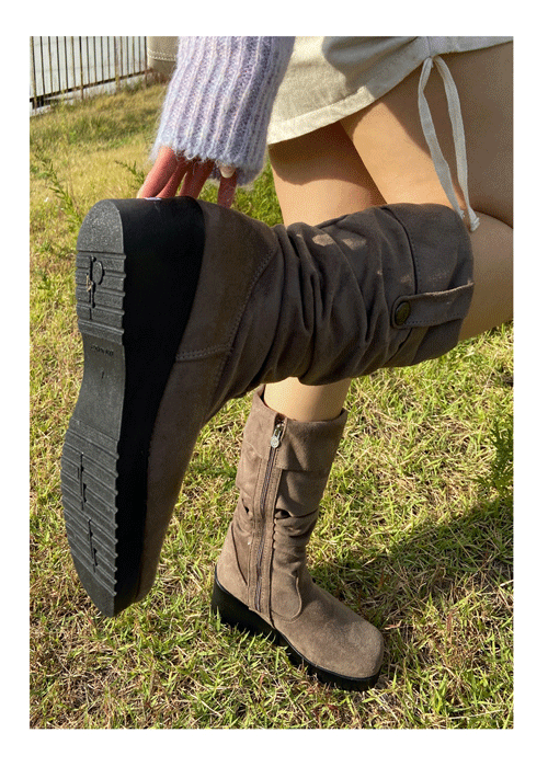 coco suede boots (2color)